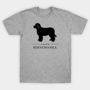 Bernedoodle Black Silhouette T-Shirt